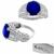 sapphire diamond platinum  ring 3