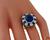 8.03ct Sapphire 1.66ct Diamond Ring Photo 2