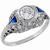  platinum diamond engagement ring 1