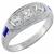 antique diamond 18k white gold ring 1