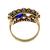 diamond sapphire 14k yellow  gold ring 4