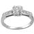 Antique Diamond Platinum Engagement Ring 