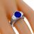 diamond sapphire platinum ring 2