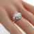 Antique Art Deco 0.70ct Old European Brilliant Diamond 18k White Gold Engagement Ring 