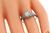 Edwardian European Cut Diamond 18k White Gold Engagement Ring