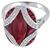 antique style 3.50ct ruby 0.70ct diamond ring photo 3