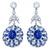 sapphire diamond 18k white gold earrings 1