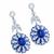 sapphire diamond 18k white gold earrings 2