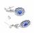 sapphire diamond 18k white gold earrings 4