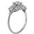 Art Deco Old Mine Cut Diamond Engagement Ring