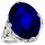 sapphire diamond platinum ring 1