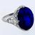 sapphire diamond platinum ring 3