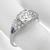  platinum diamond sapphire engagement ring 2