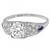  platinum diamond sapphire engagement ring 3