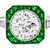 Art Deco Inspired 2.28ct Diamond  Emerald Gold Ring  | Israel Rose