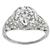 Antique Edwardian 1.79ct Old European Brilliant Diamond Platinum Engagement Ring