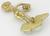 baroque pearl gold cupid pin