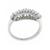 5 stone diamond platinum ring 4