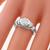 diamond 14k white gold engagement ring  2