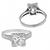 diamond platinum engagement ring  3