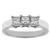 diamond 14k white gold anniversary  ring 3