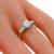 Estate 0.68ct Round Cut Diamond 14k Yellow & White Gold Engagement Ring 