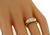 Old Mine and Round Cut Diamond 14k Pink Gold Ring