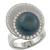 18k white gold black  south sea pearl and diamond ring 3