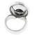 18k white gold black  south sea pearl and diamond ring 4