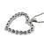 diamond 14k white gold heart necklace 4