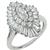 1.50ct Diamond Platinum Ballerina Ring 1