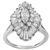 1.50ct Diamond Platinum Ballerina Ring 3