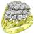 Estate 1.95ct Round Cut Diamond Cluster 18k Yellow Gold Ring