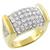 diamond 14k yellow and white gold ring 1