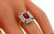 Estate 2.23ct Ruby 0.30ct Diamond Ring Photo 2