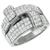 Invisible Set  Princess Cut Diamond Gold Ring 