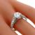 diamond 14k white gold engagement ring  2