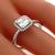 diamond 14k white gold engagement ring 2