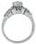 14k White Gold Diamond Engagement Ring