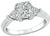 Estate GIA Certified 0.97ct Diamond Engagement Ring