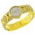 Moboco 4.35ct Diamond Gold Bangle Watch  
