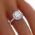 diamond 14k white gold engagement ring 2