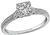 GIA Certified 0.70ct Diamond Engagement Ring