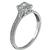 Round Cut Diamond Platinum Engagement Ring