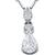 diamond 14k white gold necklace 1