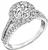 GIA Certified 1.03ct Diamond Halo Engagement Ring Photo 1