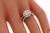 GIA Certified 1.03ct Diamond Halo Engagement Ring Photo 2