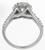 GIA Certified 1.03ct Diamond Halo Engagement Ring Photo 3