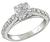 GIA Certified 1.06ct Diamond Engagement Ring