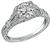 GIA Certified 1.08ct Diamond Engagement Ring Photo 1